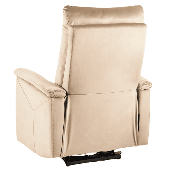 Fotel Rozkładany z Masażem Wypoczynkowy Elektryczny Beżowy ROSTI