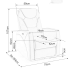 Wypoczynkowy Rozkładany Fotel Jednoosobowy Elektryczny Beżowy NOSTIV