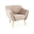 Fotel Karo 1 Velvet Buk