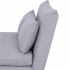 Wypoczynkowa Sofa Kanapa Rozkładana z Funkcją Spania do Salonu Szara ENTI