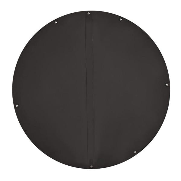 Lustro Ścienne Okrągłe W Czarnej Ramie na Ścianę 70 cm PATINA Czarne Halmar