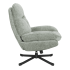 Wypoczynkowy Fotel Obrotowy Jednoosobowy Szary do Salonu Loft KRISTIN