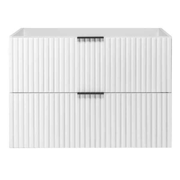 Łazienkowa Szafka pod Umywalkę 80 cm Biała FLOW Front