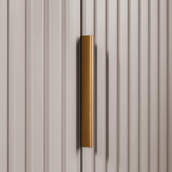 Słupek 139 cm Beżowy ELEGANCE Zbliżenie Złoty Uchwyt