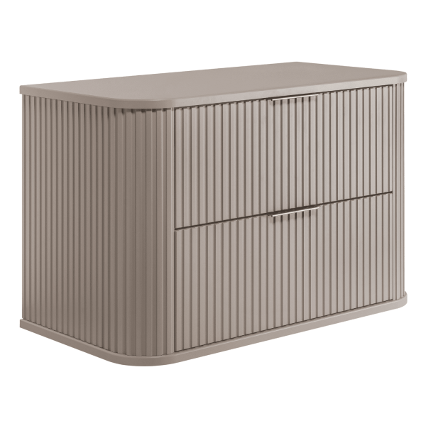 Szafka pod Umywalkę 80 cm Beżowa ELEGANCE Lewy Front