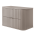 Szafka pod Umywalkę 80 cm Beżowa ELEGANCE Prawy Front