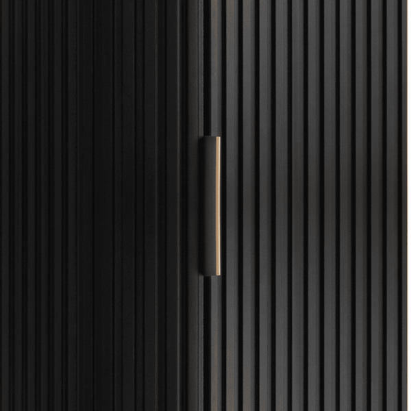 Słupek 139 cm Czarny ELEGANCE Zbliżenie na Uchwyt