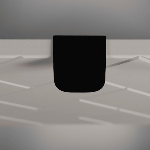 Szafka pod Umywalkę 160 cm Beżowa TREND Czarny Uchwyt od Góry