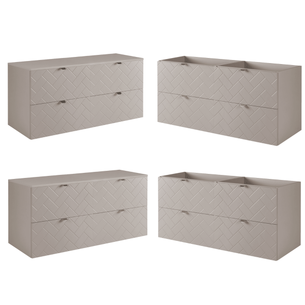 Szafka pod Umywalkę 120 cm Beżowa TREND Kolarz