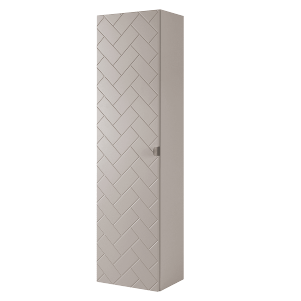 Słupek Łazienkowy 136 cm Beżowy TREND Lewy Front