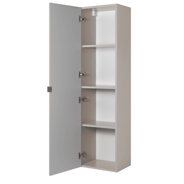 Słupek Łazienkowy 136 cm Beżowy TREND Otwarte Drzwi Lewy Front