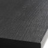 Komoda Dwudrzwiowa z Wzorem Jodełki do Salonu Dąb Evoke Laminowana Czarna DIAMOND