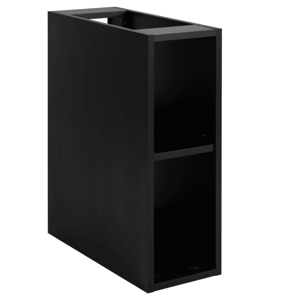 Regał Łazienkowy 20 cm Czarny TREND Lewy Front