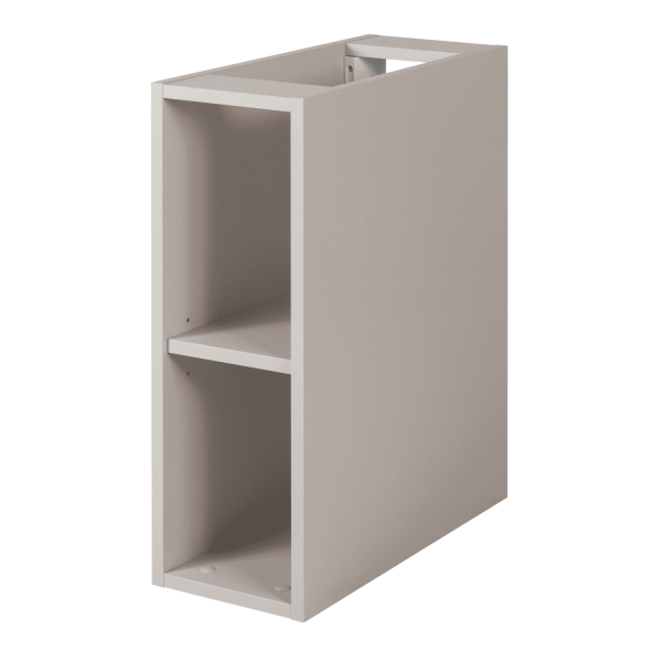 Regał Łazienkowy 20 cm Beżowy LOFT Prawy Front