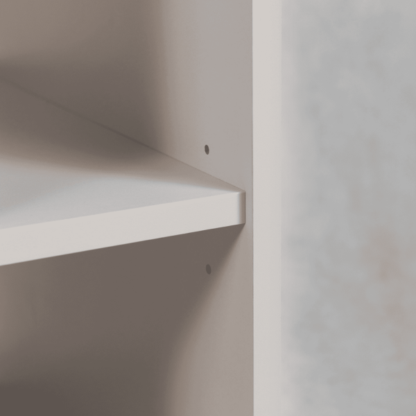 Regał Łazienkowy 20 cm Beżowy LOFT Zbliżenie na Półkę