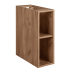 Regał Wiszący Łazienkowy 20 cm Dąb Złoty LOFT Prawy Bok