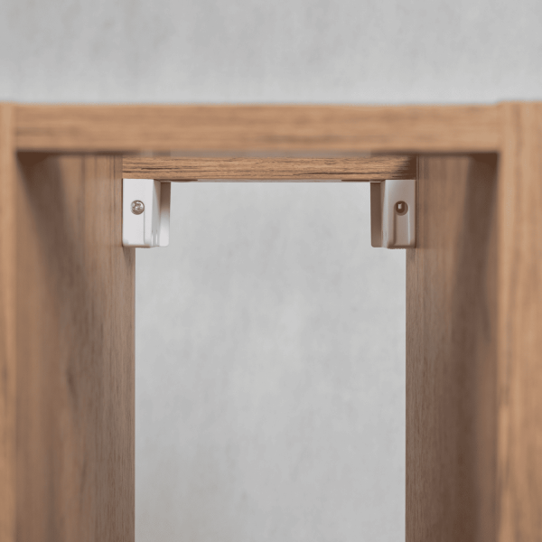 Regał Wiszący Łazienkowy 20 cm Dąb Złoty LOFT Zbliżenie