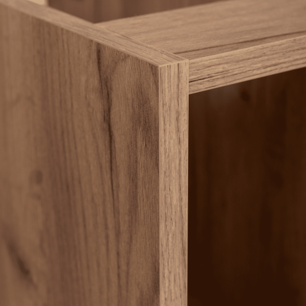 Regał Wiszący Łazienkowy 20 cm Dąb Złoty LOFT Zbliżenie Detale