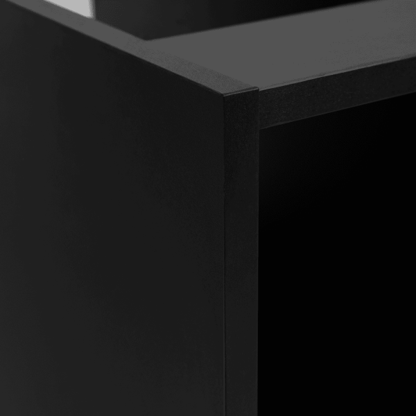 Regał Wiszący Czarny Łazienkowy 20 cm LOFT Zbliżenie