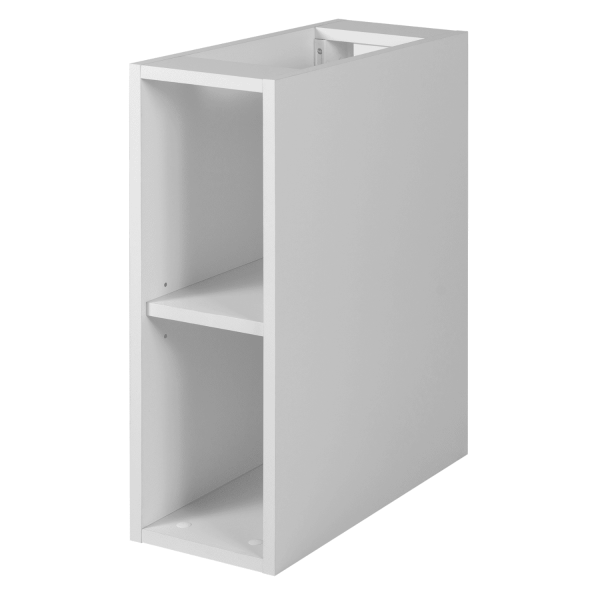 Regał Łazienkowy 20 cm Biały LOFT Prawy Front