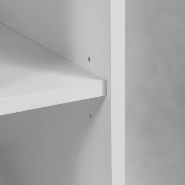 Regał Łazienkowy 20 cm Biały LOFT Zbliżenie Półka