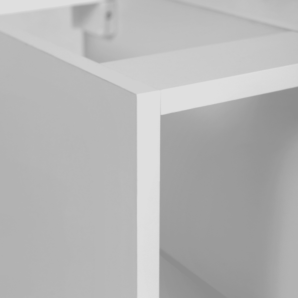 Regał Łazienkowy 20 cm Biały LOFT Zbliżenie Detale