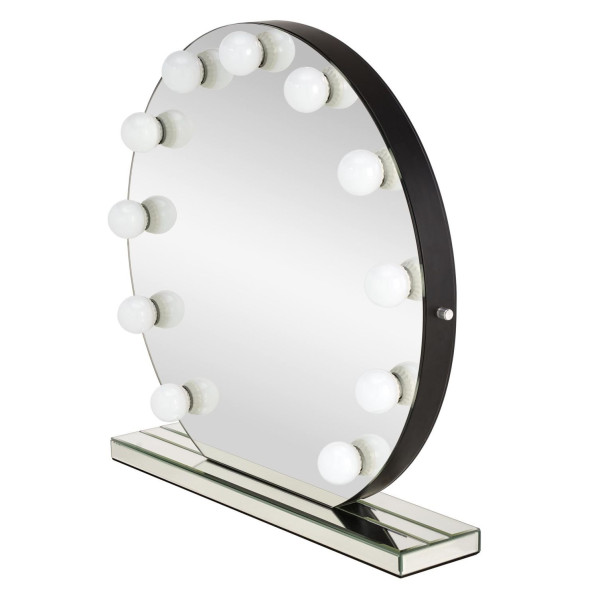 Lustro Podświetlane Stołowe 70 cm TORANO Okrągłe Lewy Front