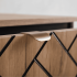 Wisząca Szafka Łazienkowa 120 cm z Blatem pod Umywalkę Nowoczesna Dąb Craft TREND