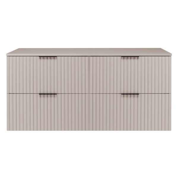Szafka 120 cm z Blatem pod Umywalkę FLOW Kaszmirowa Front
