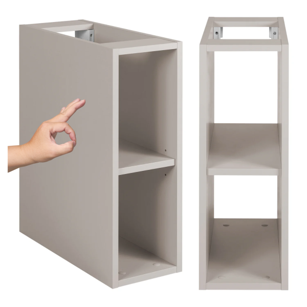 Kaszmirowy Regał Łazienkowy 20 cm Beżowy FLOW Miniatura