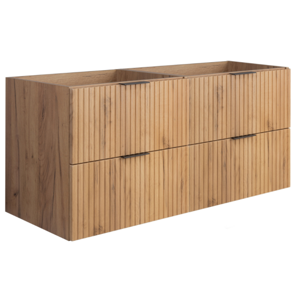 Szafka pod Umywalkę 120 cm Złoty Dąb FLOW Prawy Front
