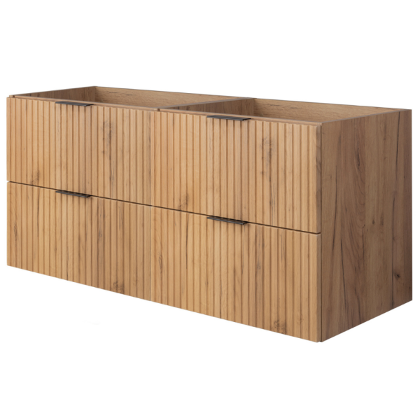Szafka pod Umywalkę 120 cm Złoty Dąb FLOW Lewy Front