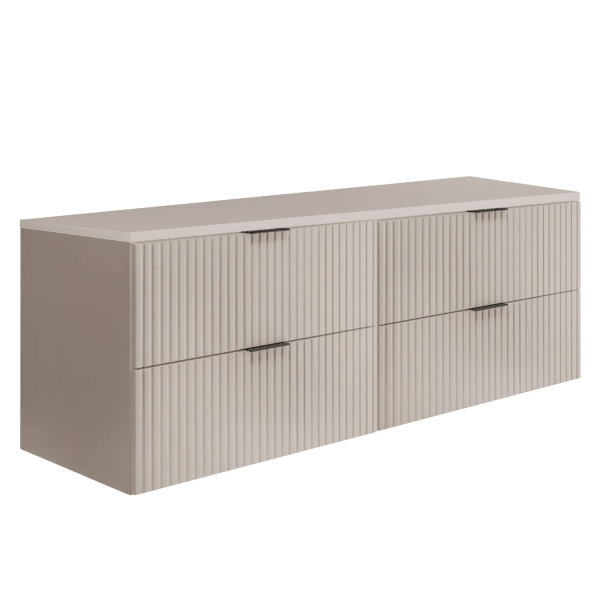 Szafka pod Umywalkę z Blatem 160 cm Kaszmir FLOW Prawy Front