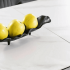 Stół Rozkładany do Salonu Jadalni Biały Marmur Ceramiczny Czarny Loft NISTI