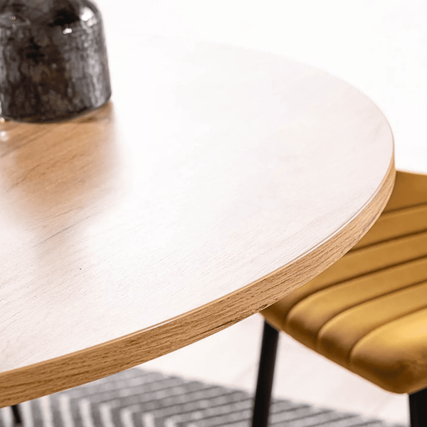 Stół Owalny Rozkładany do Salonu do Jadalni Loft Dąb Artisan TONY