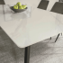 Ceramiczny Stół Prostokątny Marmur do Salonu Jadalni Kuchni Loft Czarny Biały NORI