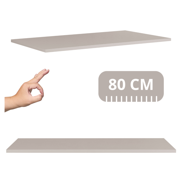 Blat Łazienkowy 80 cm Kaszmirowy Beżowy CASHMERE RODAN