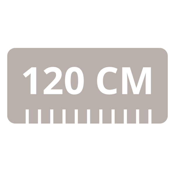 Blat Łazienkowy 120 cm Kaszmirowy Beżowy CASHMERE RODAN