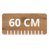 Blat Łazienkowy 60 cm Dąb Craft Złoty Matowy OAK RODAN
