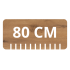 Blat Łazienkowy 80 cm Dąb Craft Złoty Matowy OAK RODAN