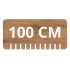 Blat Łazienkowy 100 cm Dąb Craft Złoty Matowy OAK RODAN