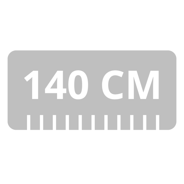 Blat Łazienkowy 140 cm Biały Matowy WHITE RODAN