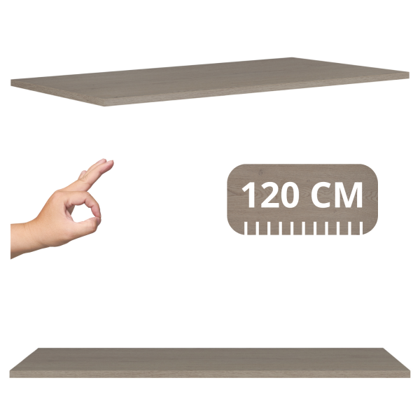 Blat Łazienkowy 120 cm Ciemny Dąb Satynowy DARK OAK RODAN