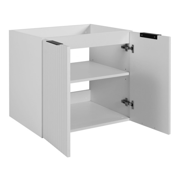 Szafka pod Umywalkę 60 cm Biała FLOW Otwarte Drzwi