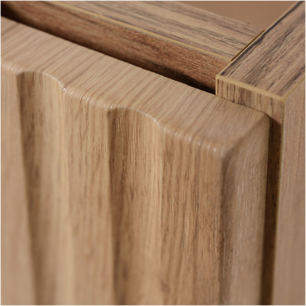 Szafka pod Umywalkę 60 cm Dąb FLOW Zbliżenie na Front