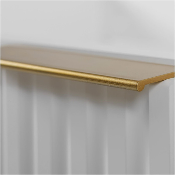 Szafka pod Umywalkę 80 cm Biała FLOW Złoty Uchwyt