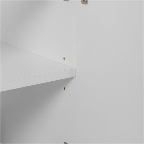 Szafka pod Umywalkę 80 cm Biała FLOW Zbliżenie na Półkę