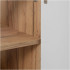 Szafka pod Umywalkę 80 cm Dąb FLOW Zbliżenie na Półkę i Drzwi