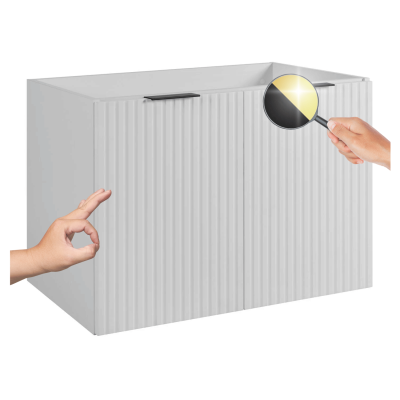 Szafka pod Umywalkę 80 cm Biała FLOW Miniatura