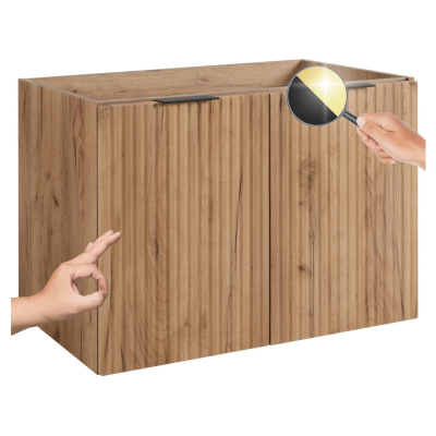 Szafka pod Umywalkę 80 cm Dąb FLOW Miniatura